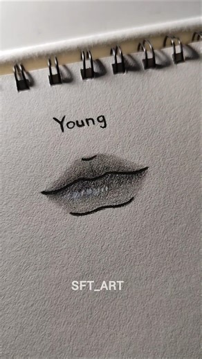 Lips drawing tutorial ( kids & young) ✨ #drawing #lips #tutorial #art #howtodraw #sketch #shorts