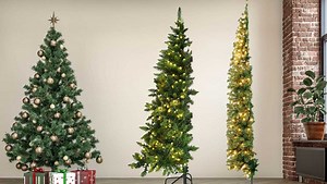A half Christmas tree? The perfect holiday hack for small spaces