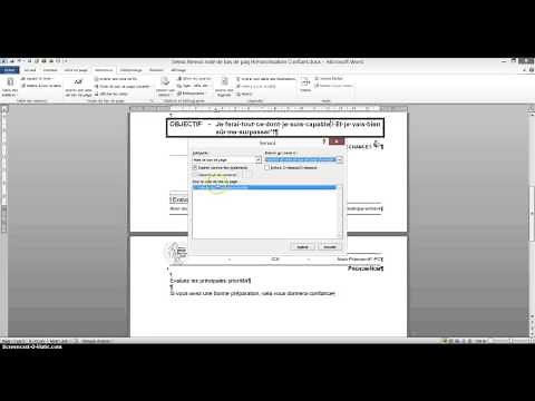 Insetion de note de bas de page et renvoi Word 2010