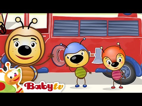 A Fire Engine Sound 🚒​ | Ladybugs Making Music | Cartoons ‪@BabyTV‬