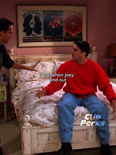 When joey find out about chandler and monica | friends tv funny moments #friendstv #friendstvvideos