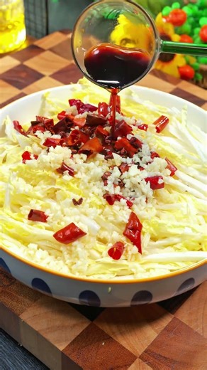 Tired of heavy, meaty meals? Try this cold baby bok choy salad! It's crisp, refreshing, and helps...