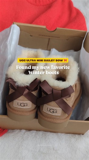 UGG ultra mini bailey bow unboxing #ugg