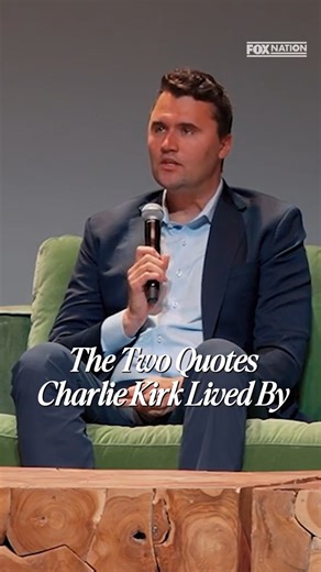 In an interview filmed just hours before his assassination, Charlie Kirk shared the words that he lived by. Watch 'Charlie Kirk: The Last Interview,' Friday on Fox Nation. | Fox Nation