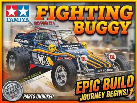 Fighting Buggy Build (part 1 of 5) - Unbox - BAG A Gearbox and Rear Suspension build.