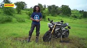 9.2K views · 110 reactions | 180hp and no fairing. That's the mad Triumph Speed Triple 1200 RS in a nutshell. Zaran Mody tells you the full story. | Autocar India | Facebook