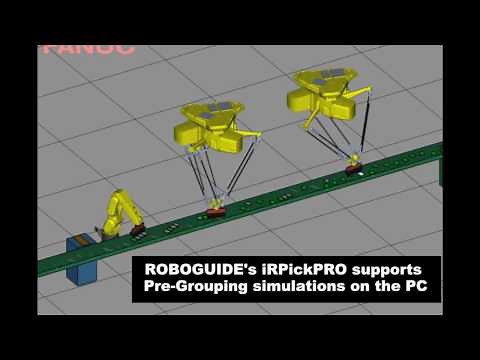 Improve throughput and reduce footprint with FANUC iRPickTool:Pre-Grouping