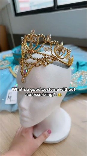 Who doesn’t love a matching tiara? Liven up your dance costumes!! Custom dance costumes AND