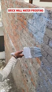 6.4K views · 270 reactions | Brick 隣 Wall Water Proofing #construction #waterproofing #home | Water proofing experts | Facebook