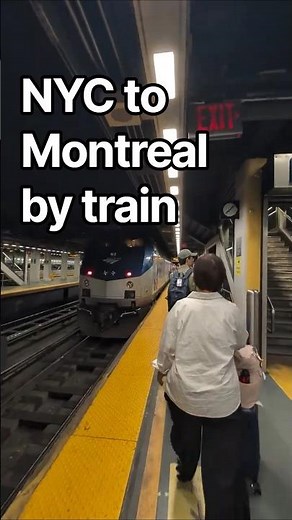 Taking a 12-Hour Train from NYC to Montreal 🚆