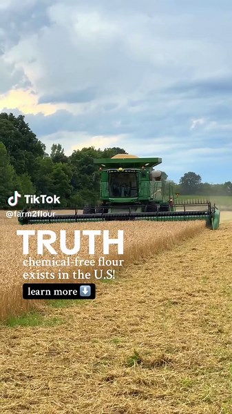 That’s right! You no longer have to buy flour overseas! 🌾 At Farm2Flour, we bring you pure, organic, fresh flour - directly from our family farm in Alvin, Illinois! Our flour comes from sustainably grown organic crops that are never sprayed with herbicides or pesticides. We stone-mill our flour to ensure it retains its natural nutrients and flavor - and, we do not include additives, chemicals, or bleach. Meaning, you are getting pure, organic, FRESH flour! Our customers are so excited as they c