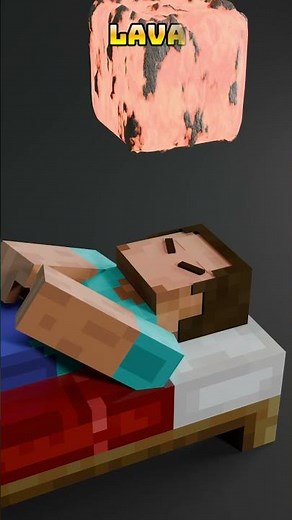 Minecraft 3D Simulation:STEVE 1 #minecraft #blender