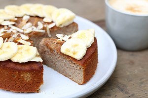 Gâteau moelleux aux amandes: recette healthy