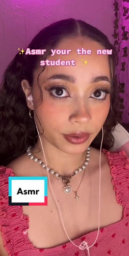 ASMR Roleplay: New Student Whisper Class with Lunch and Friendship