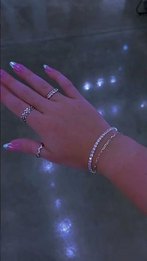 The prettiest tennis bracelet you ever seen #pandora #tennisbracelet #jewelry