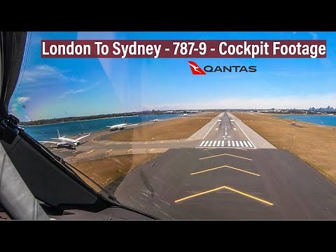 Qantas 787-9 Cockpit Takeoff/Sunrise/Landing | London To Sydney Nonstop | Project Sunrise