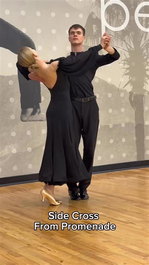 Slow Waltz|Side Cross|Telemark|Telespin|Throwaway Oversway #ballroomdance #ballroom #waltz #dance #slowwaltz #dancereels | Roma Marta Dance Tutorials