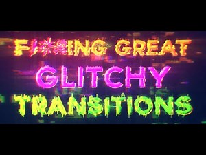 Glitch Transition and Animation in After Effects (easy beginner setup)