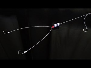Tutorial How to Make Basic Fishing Rig with 3 Hooks