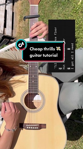 Learn How to Play Cheap Thrills on Guitar!