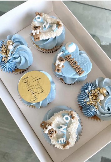 Adorable Cupcakes for a Special 1st Birthday