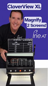 Magnify on 2 screens! Add CloverView XL to CloverBook Pro XL See how the CloverView XL extra screen allows split-screen viewing of each camera on a dedicated screen, permits you to magnify your document across both screens to double your screen space and has a feature to magnify on one screen while the other screen lets you to move the view and keep your orientation. Use Split-Screen view to get a dedicated view of your near camera on one screen and the distance/self/desk camera on the other. Us