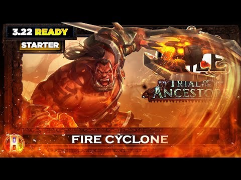 [PoE 3.22] STARTER BUILD: FIRE CYCLONE BERSERKER - PATH OF EXILE - TRIAL OF THE ANCESTORS POE