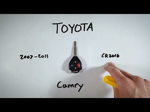 Toyota Camry Key Fob Battery Replacement (2007 - 2011)