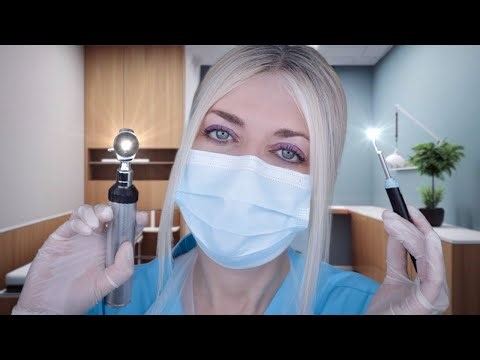 ASMR Ear Exam & Deep Ear Cleaning with Endoscope - Relaxing Audio - Otoscope, Fizzy Drops, Gloves