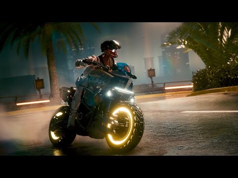 Motorcycle Ride in Cyberpunk 2077