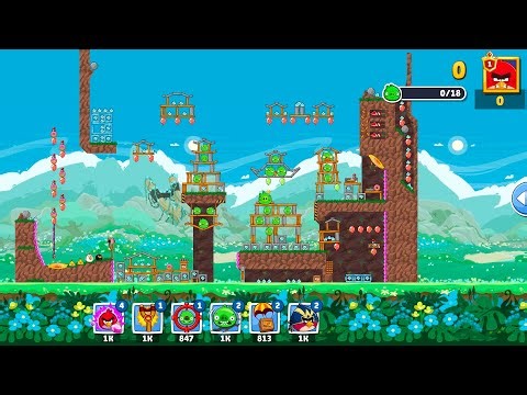 Level 1-2 – Angry Birds Friends No Power-Up Challenge (T-1732) | 3 Stars Gameplay – Apr 13