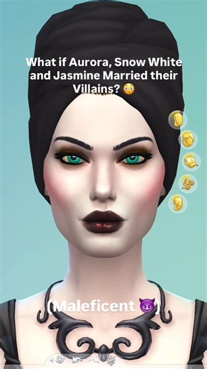 @simsimsplays on Instagram: "You asked for it! I paired three of Disney’s most iconic heroines with their darkest enemies in The Sims 4 to create the next generation of twisted royalty! Will the children inherit the PRINCESS’s kindness or the VILLAIN’s wicked heart? 💔"