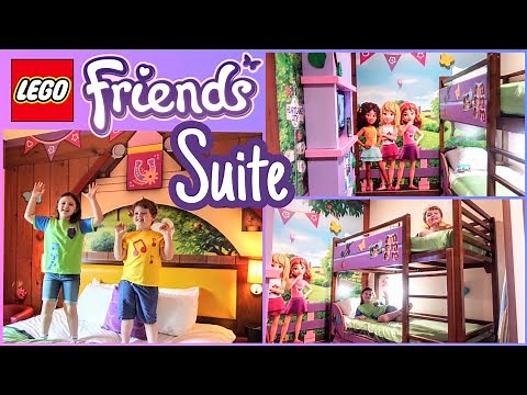 Lego Friends Room Suite at Legoland Florida Hotel | ShipWreck Restaurant Review and Hotel Amenities