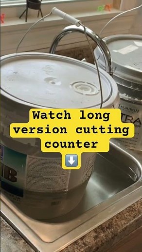 Fast kitchen sink (no clamps) #handymantips #remodeling