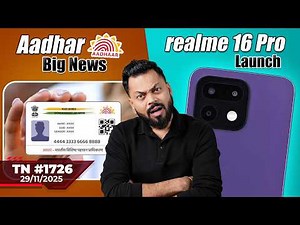 Xiaomi 17 Pro Max India Launch, Aadhar Big News,realme 16 Pro,OnePlus 15R,OPPO Fold Coming?-#TTN1726