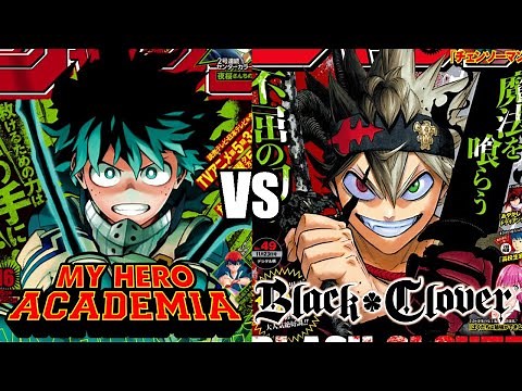 Black Clover vs My Hero Academia!!!