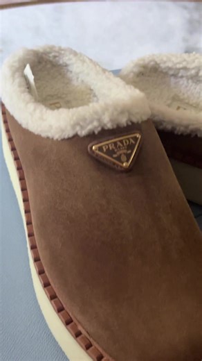 UGG who?!?! Finally got my hands on these sold out Prada shearling mules! 🤩 My SA Josias hooked it up! #fyp #prada #fyppppppppppppppppppppppp #fypシ