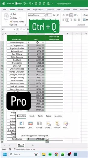 How To Percentage of Total In Excel