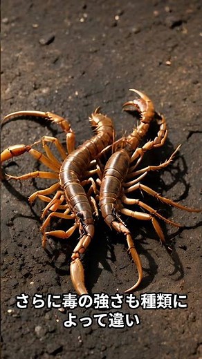 砂漠で光る生き物の正体とは...⁉#動物 #サソリ #危険生物 #雑学 #不思議 #ショート動画 #トリビア