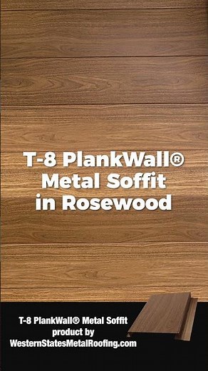 Featured Project of T-8 PlankWall® Metal Soffit Installation by CIW Inc.