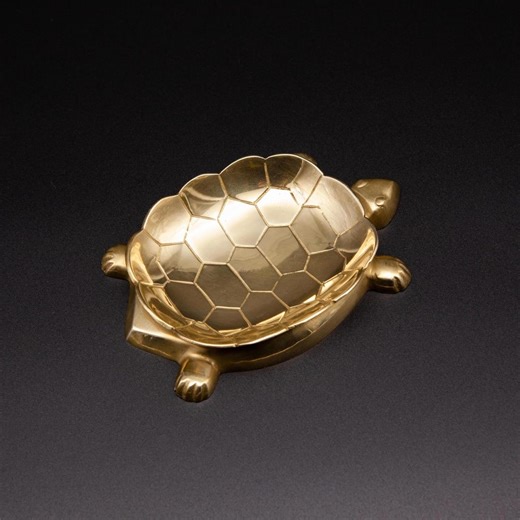A Brass Turtle Tray; 1970 - Etsy