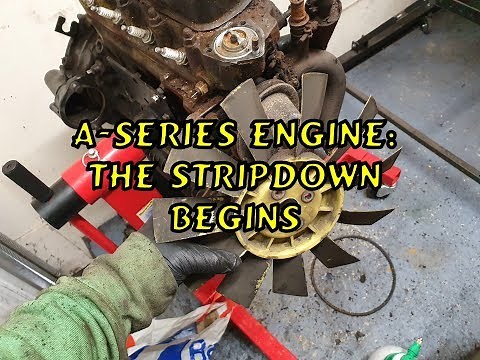 Classic Mini Restoration: A-Series engine, The Stripdown Begins