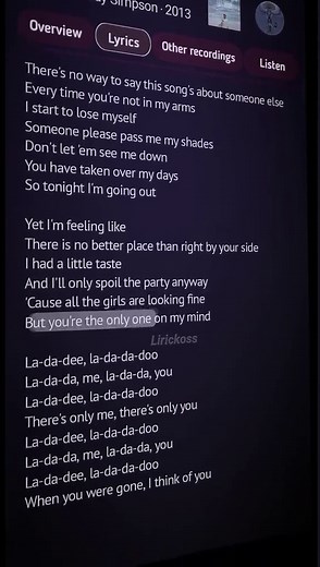Cody Simpson - La Da Dee Lyrics