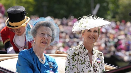 Royal Ascot: Princess Royal joins King Charles and Queen Camilla for Royal Procession on day three