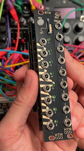 mylar melodies on Instagram: "NEW VID!! "A dashcam for your modular" - just released a demo of the @halftimemodular 8TR which is an 8-track 24bit #eurorack audio recording module in 4HP (shown here with the optional 2HP audio pass-thru expander). 8TR can multi-track modular jamz/ideas/sets with one button press - in the vid I show it working, wire it into my current live system, record and show how you split the Polywavs it records for use in Ableton Live (other DAWs may not need this btw, but L