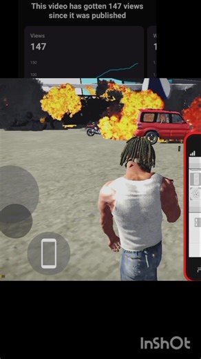 100 Cars Explosion in Game 😳🔥 #shorts #games