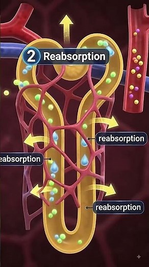 🫘 Urine Formation — Filtration to Excretion | Nephron | 3D Biology Animation