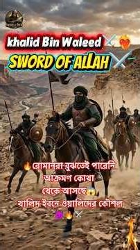 😱How Khalid ibn al-Walid Defeated the Romans😈🔥The Undefeated Commander 👑 #islamichistory #khalid