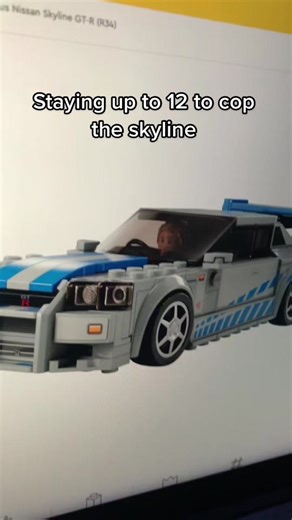 Building a Lego Nissan GTR Skyline - Lego TikTok Build