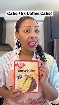 The EASIEST Coffee Cake! #cake #easy